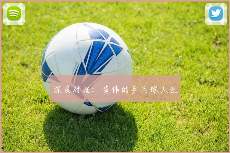 深度对话：黄伟的乒乓球人生